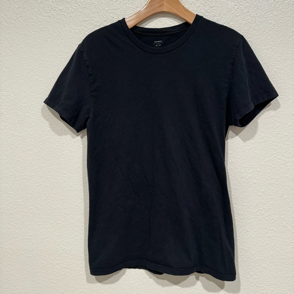 men’s old navy black short sleeve t shirt top